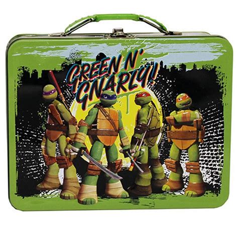 tmnt metal lunch box|ninja turtles lunch box.